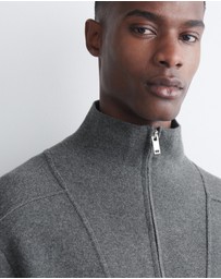 COS - Merino Wool Zip-Up Track Jacket