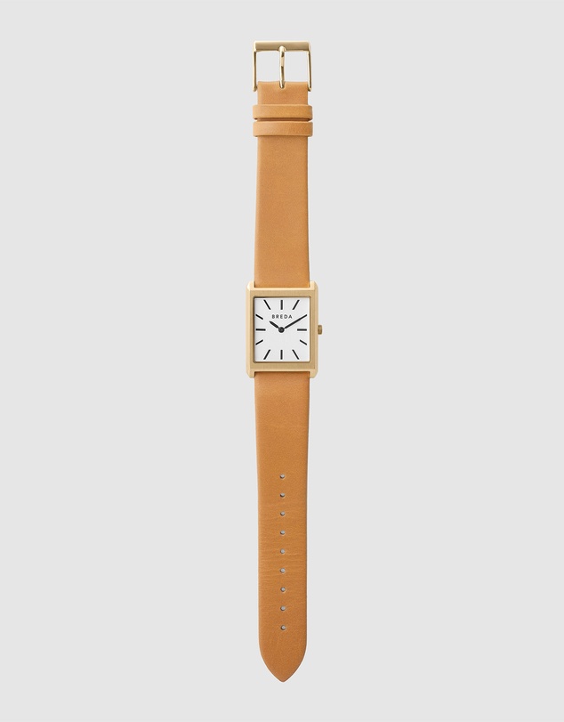 Breda - Virgil Leather Band Watch, 26MM
