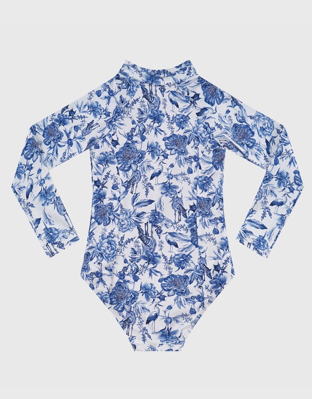Aqua Blu Kids - Azalea Long Sleeve One Piece - Kids
