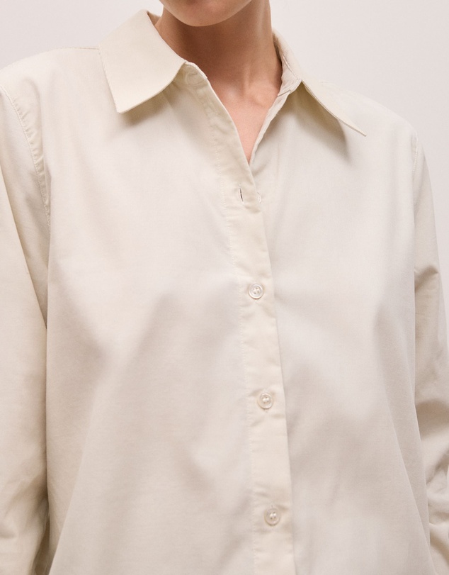 Trenery - Pinwale Cord Shirt in Stone