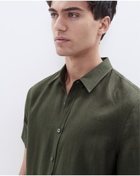 UNISON - Linen S/S Regular Fit Shirt