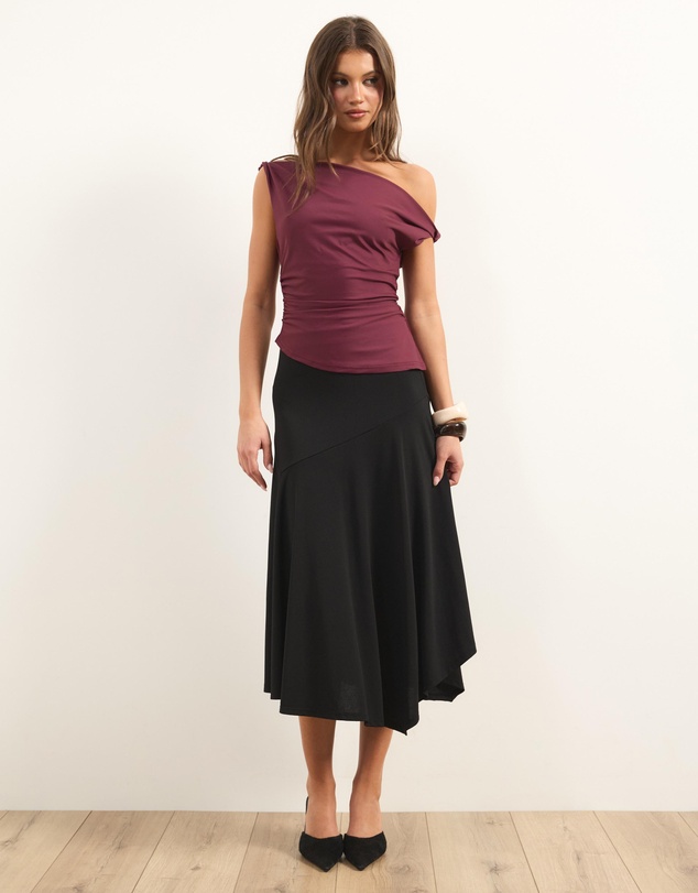Atmos&Here - Twisted Off Shoulder Top