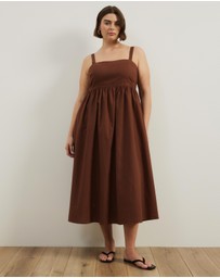 Atmos&Here Curvy - Fern Empire Line Midi Dress
