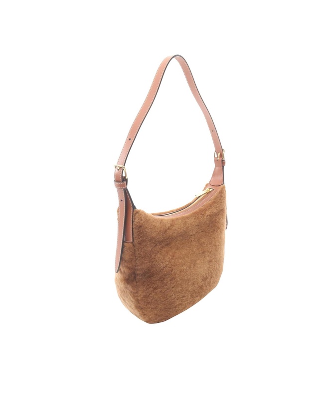 Pre-Loved by Azura Reborn - Pre-Loved Small Shearling Cuir Triomphe Heloise Bag