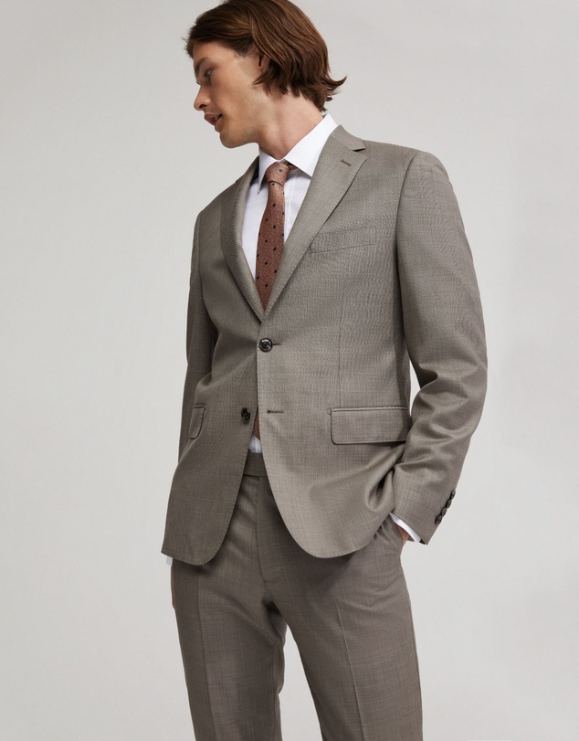 Oxford - Byron Luxury Half Canvas Wool Suit Jacket
