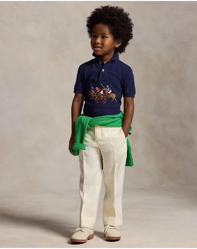 Polo Ralph Lauren - Triple-Pony Cotton Polo Shirt - Kids