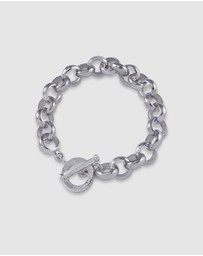 Von Treskow - Round Belcher Bracelet with Toggle Clasp