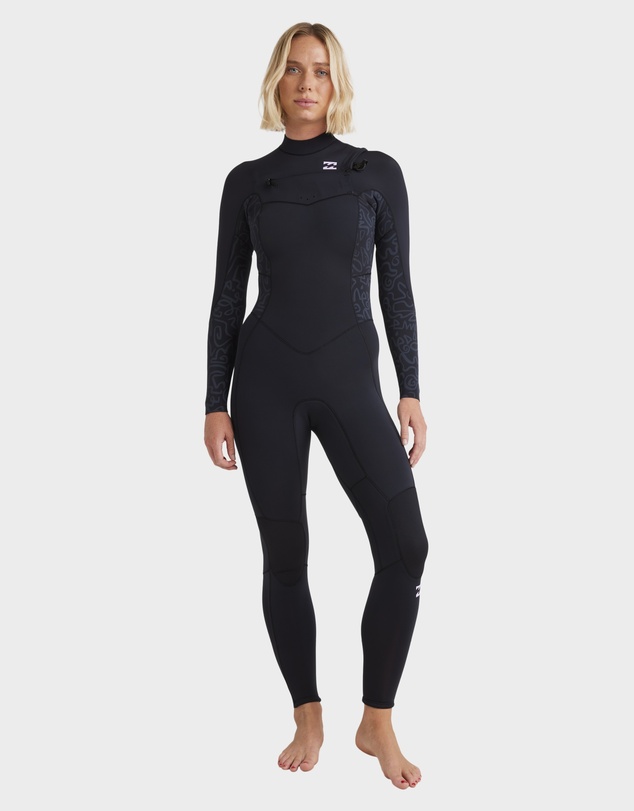 Billabong - Womens 3/2mm Synergy Natural Chest Zip Wetsuit