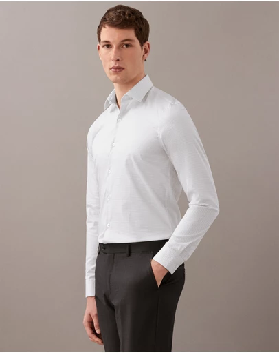 Calvin Klein - Poplin Stretch Dress Shirt