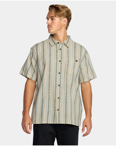Billabong - Mens Sundays Jaquard Short Sleeve Shirt