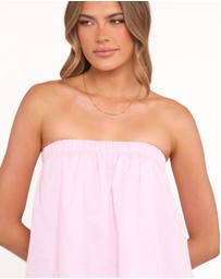 Petal & Pup - Cadhla Strapless Top - Pink