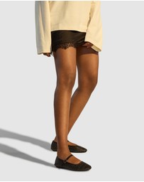 Rollie - Ballet Mary Jane Laser Flat