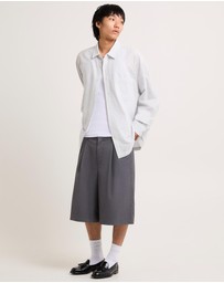 Black Noise White Rain - Mulder Long Sleeve Skate Shirt