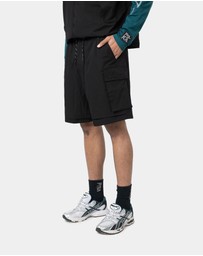 PYRA - HELIX  CARGO SHORT- BLACK
