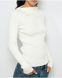 AERE - Yali Cotton Cashmere Blend Top
