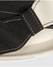 Max Alexander - Winter Felt Cream/Black Cloche Hat