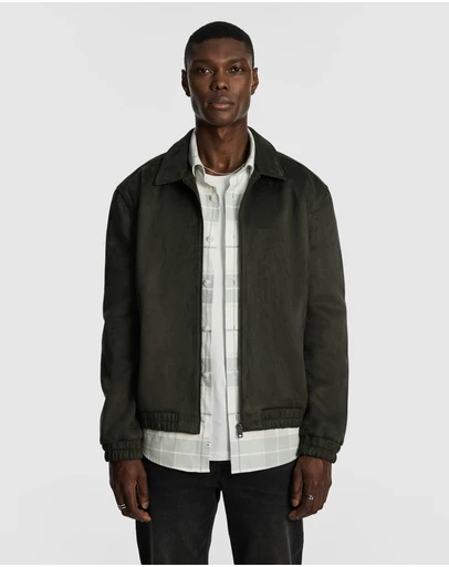 yd. - Stratton Faux Suede Jacket