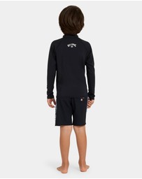 Billabong - Boys 0 to 7 All Day Arch Long Sleeve Rash Vest