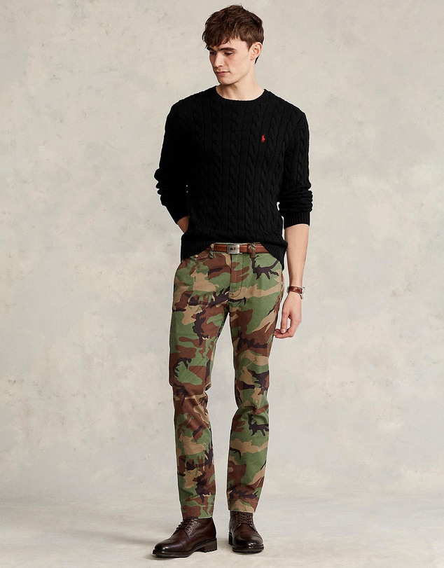 Polo Ralph Lauren - ICONIC EXCLUSIVE - Driver Cable Knit Long Sleeve Sweater