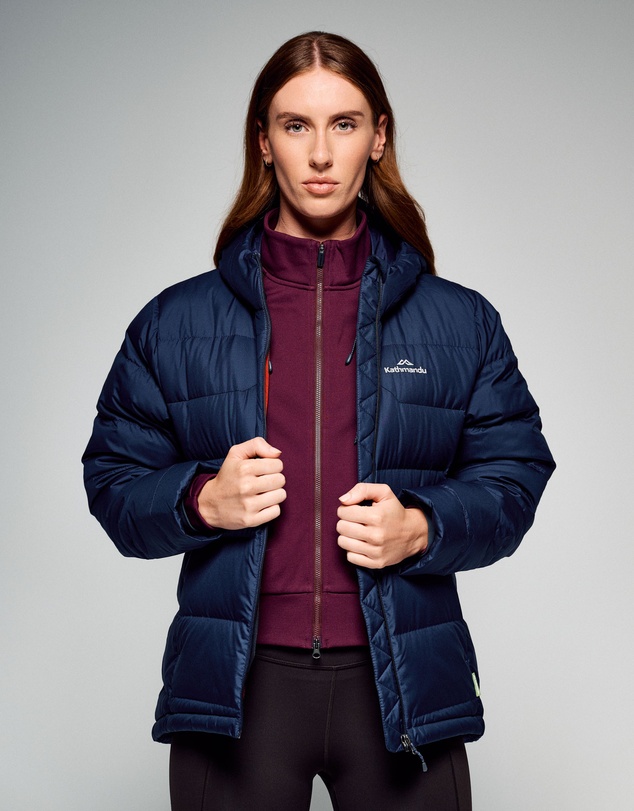 Kathmandu - Epiq Hooded Down Puffer 600 Fill Warm Outdoor Winter Jacket