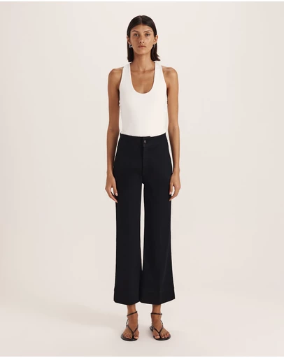 SABA - Ava Cropped Wide Leg Jean