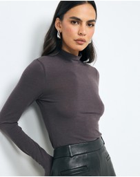 AERE - Lena Mockneck T-Shirt