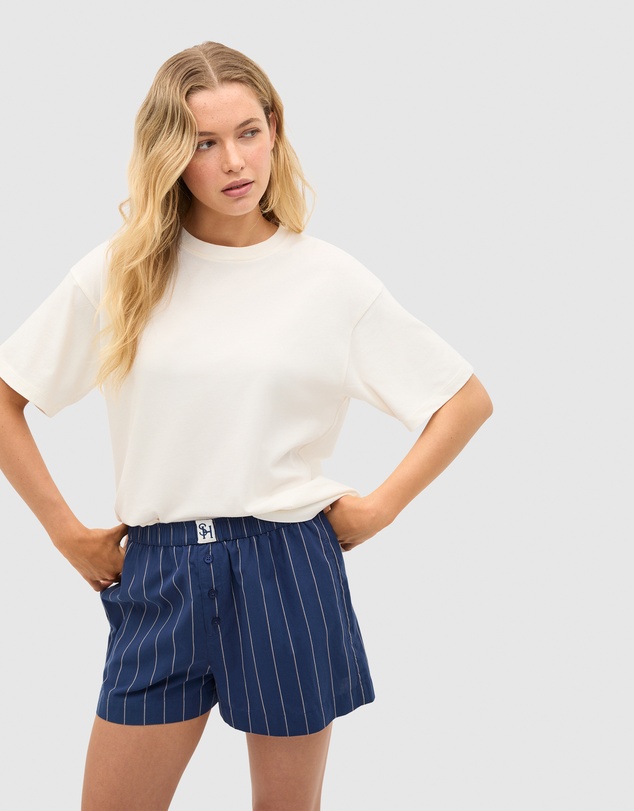 Seed Heritage - T-Shirt and Stripe Short PJ Set
