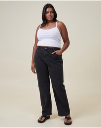 Cotton On - Curvy Straight Stretch Jeans