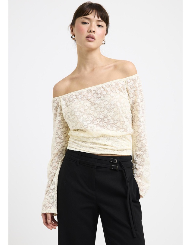 Alice In The Eve - Amara Draped Off Shoulder Top