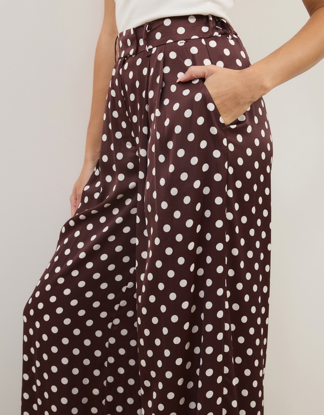 Atmos&Here - Fiona Polka Dot Tailored Trousers