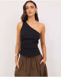 Calli - Emile One Shoulder Tank