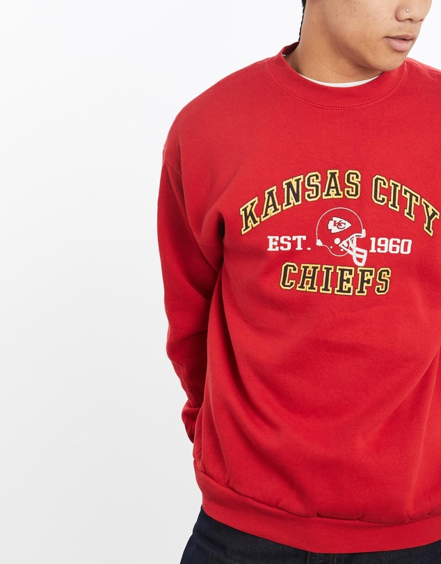 Vintage by The Real Deal - Pre Loved - Vintage 90s NFL Kansas City Chiefs Sweatshirt