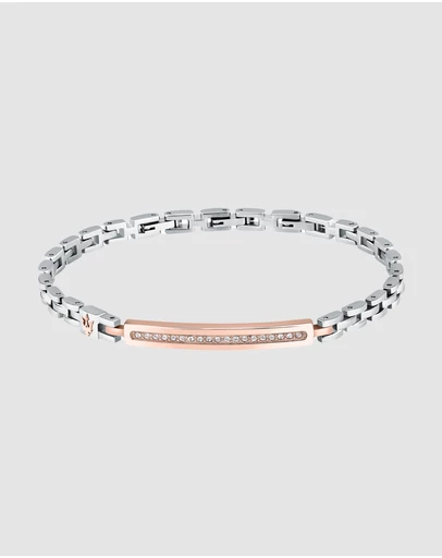 Maserati - Maserati Men's Stainless Steel Rose Gold Bracelet