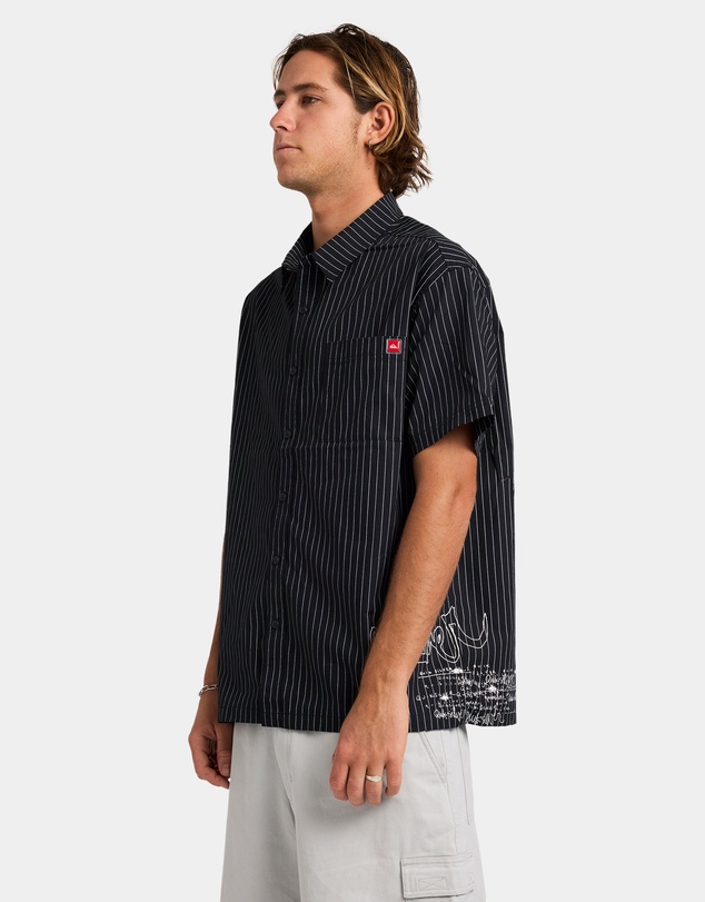 Quiksilver - Mens Altered Short Sleeve Shirt