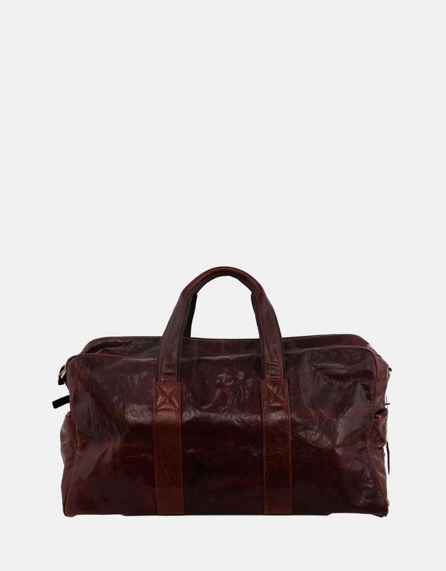 Pierre Cardin - Pierre Cardin Rustic Leather Business/Overnight Bag