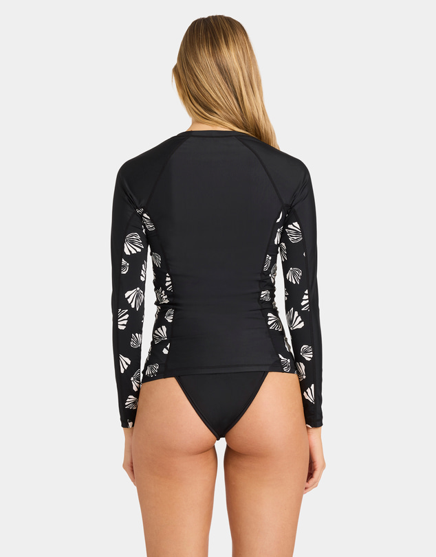 Billabong - Womens Sandy Shells Off Shore Long Sleeve Rash Vest