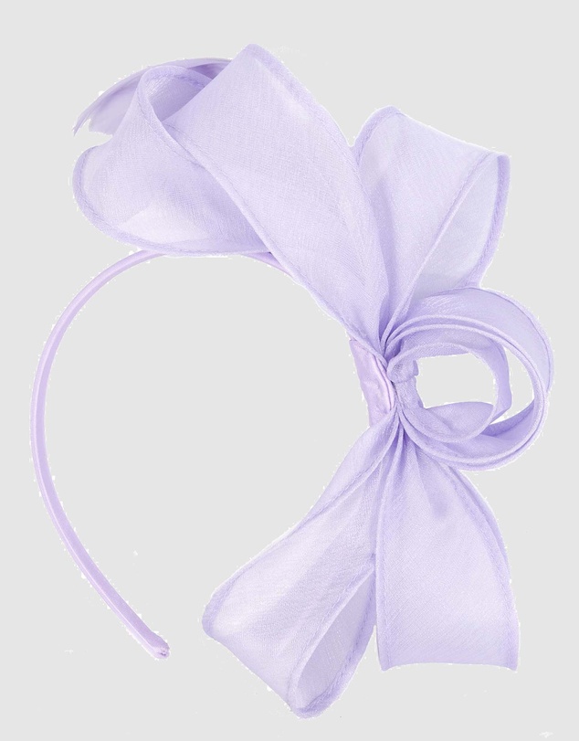 Max Alexander - Organza Lilac Racing Fascinator