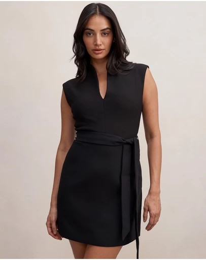 Forever New - Rory Structured Tie Mini Dress