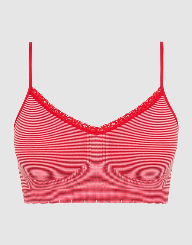 Billet Doux - Zen Attitude Crop Top Style Wirefree Bralette - 2 Pack