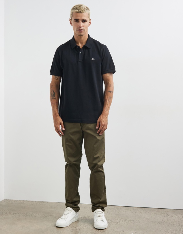 Gant - Regular Fit Shield Piqué Polo Shirt