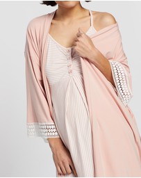 Angel Maternity - Maternity & Nursing Robe Set - Hospital Pack