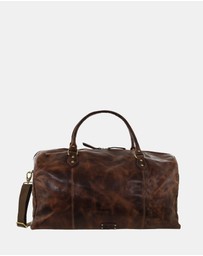 Pierre Cardin - Pierre Cardin Smooth Leather Overnight Bag