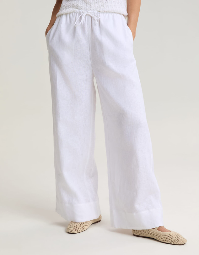 Sportscraft - Ariana Wide Leg Linen Pant