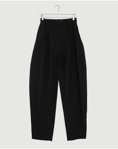 Revibe - Repaired MISHA Mezzaluna Pleated Barrell Leg Trousers - AU 10