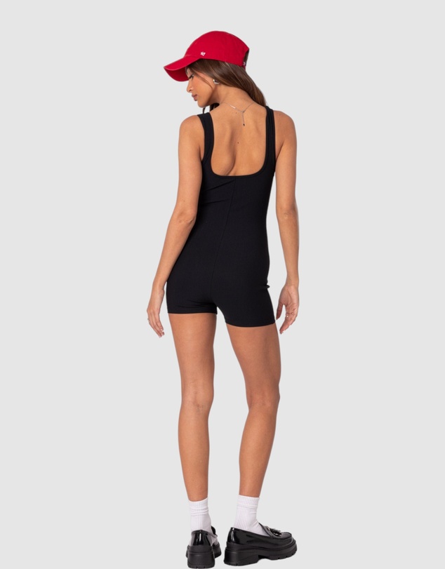 EDIKTED - Basic Baby Ribbed Romper