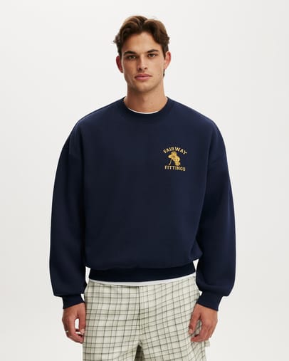 VINATGE NAVY  FAIRWAY FITTINGS