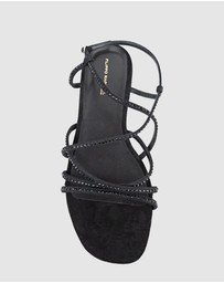 Edward Meller - SAMILLE Strappy Crystal Sandal