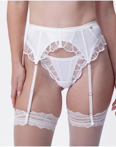 Bras N Things - Vamp Hopeless Romantic Suspender - Ivory