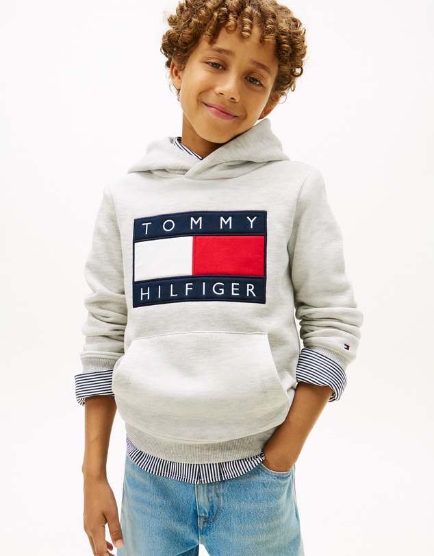 Tommy Hilfiger - Heritage Flag Badge Terry Hoody - Teens