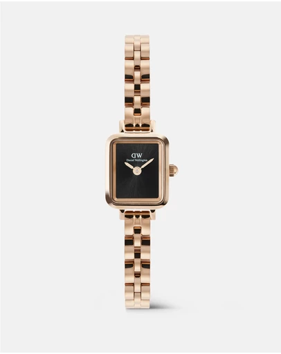 Daniel Wellington - Quadro Mini Arch 3-Link Onyx Sunray RG